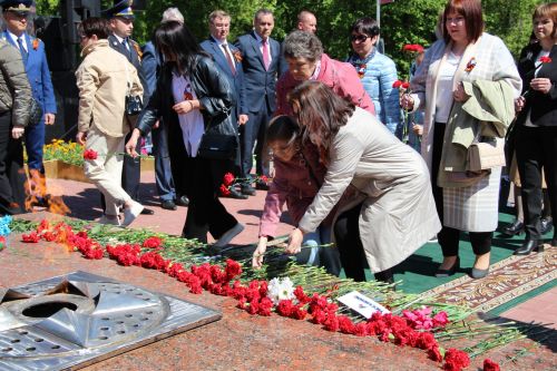 Фоторепортаж празднования Дня Победы в Заинске