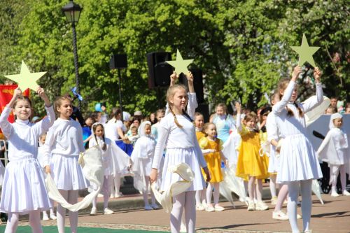 Фоторепортаж празднования Дня Победы в Заинске