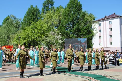 Фоторепортаж празднования Дня Победы в Заинске