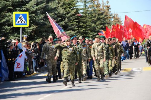 Фоторепортаж празднования Дня Победы в Заинске