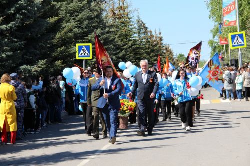 Фоторепортаж празднования Дня Победы в Заинске