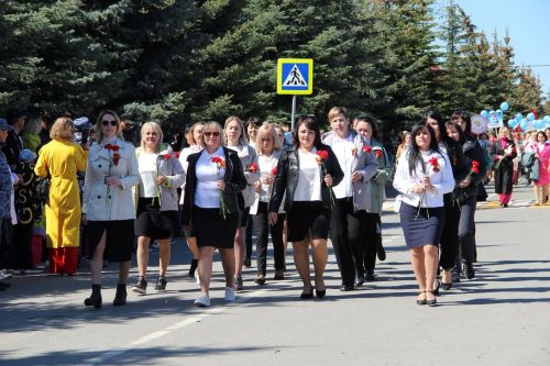 Фоторепортаж празднования Дня Победы в Заинске