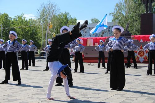 Фоторепортаж празднования Дня Победы в Заинске