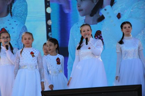 Фоторепортаж празднования Дня Победы в Заинске