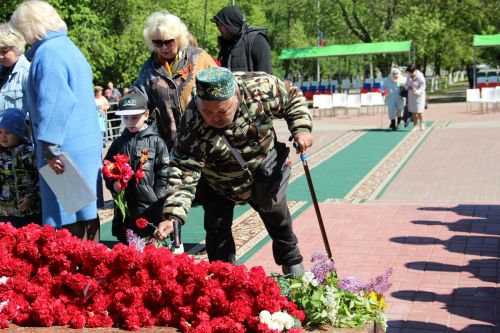 Фоторепортаж празднования Дня Победы в Заинске