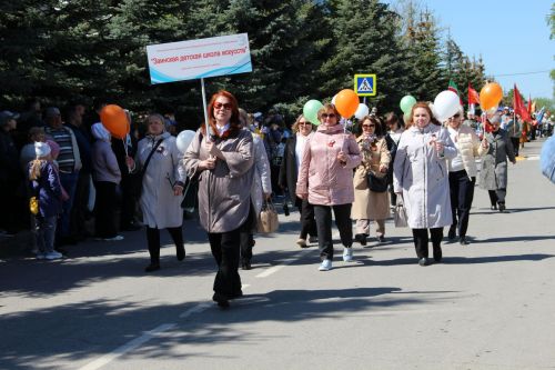 Фоторепортаж празднования Дня Победы в Заинске