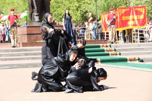 Фоторепортаж празднования Дня Победы в Заинске