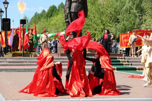 Фоторепортаж празднования Дня Победы в Заинске