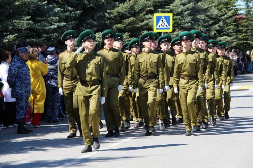 Фоторепортаж празднования Дня Победы в Заинске