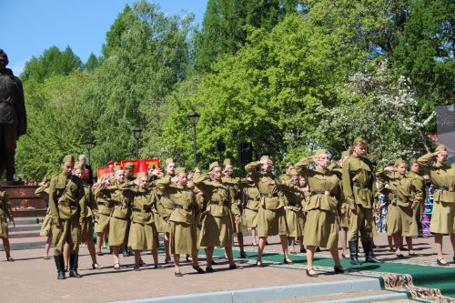 Фоторепортаж празднования Дня Победы в Заинске