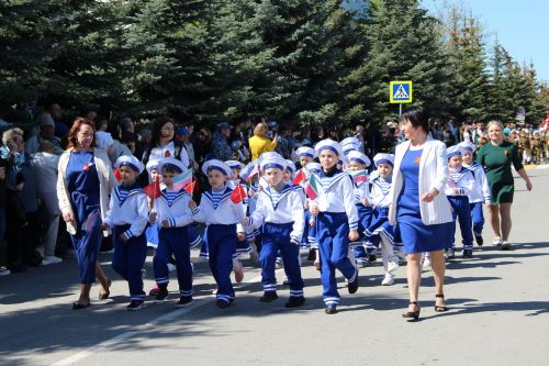 Фоторепортаж празднования Дня Победы в Заинске