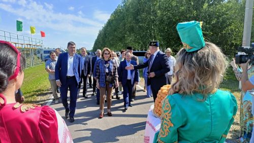 Сабантуй в Заинском районе начался с конных скачек