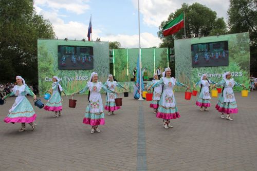 Самые лучшие моменты Сабантуя в Заинском районе