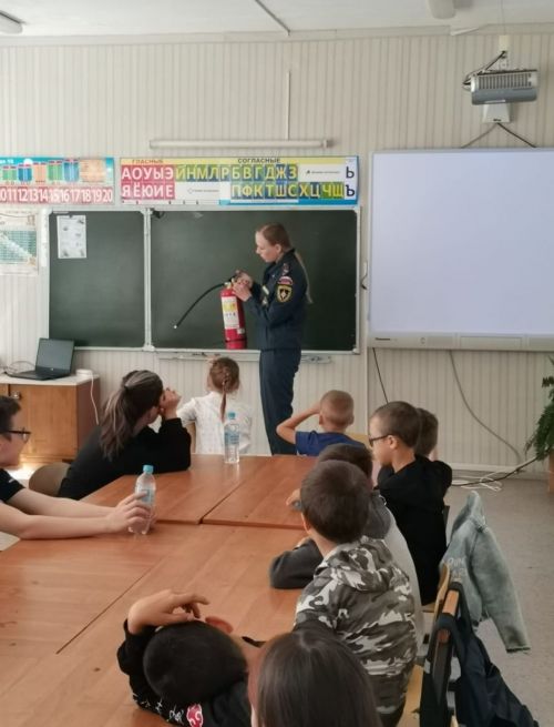 Школьникам в Заинском районе напомнили о пожарной безопасности
