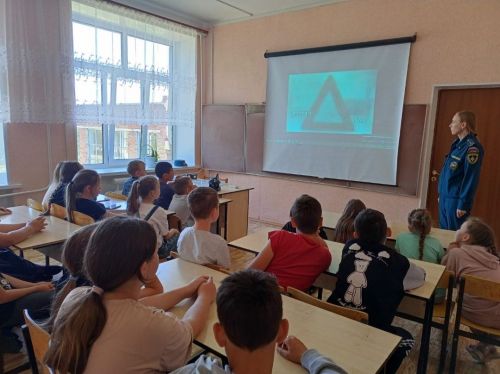 Школьникам в Заинском районе напомнили о пожарной безопасности