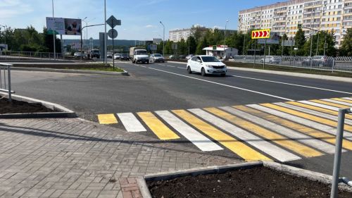 В Набережных Челнах по нацпроекту отремонтировали автодорогу