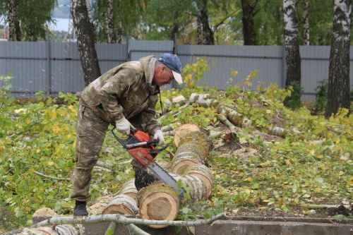 Прихожане храма Святителя Макария вышли на субботник