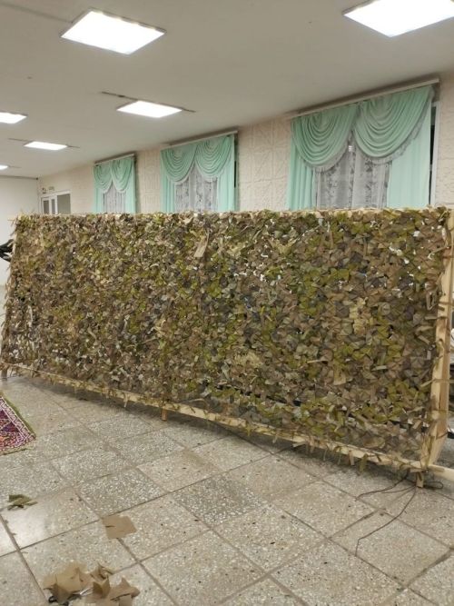 Дүрт-Мунчада да маскировка челтәрләре үрә башладылар