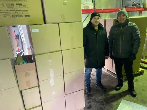 Зәй районы Луганск Халык Республикасына Яңа ел бүләкләре җибәрде