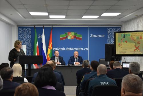 В Заинске состоялось заседание комиссии по чрезвычайным ситуациям
