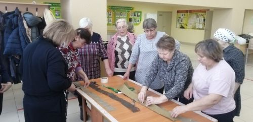 Түбән Биштә дә маскировка челтәре үрә башладылар