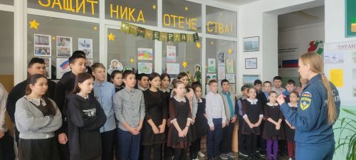 Якты Күлдә балалар белән янгын куркынычсызлыгы кагыйдәләре турында сөйләштеләр