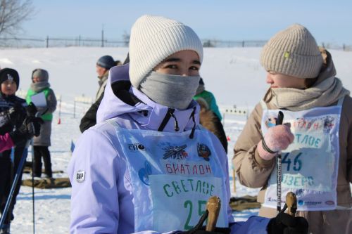 В Заинском районе школьники соревновались в биатлоне, посвященном памяти ветерана