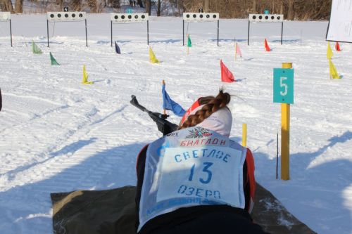 В Заинском районе школьники соревновались в биатлоне, посвященном памяти ветерана