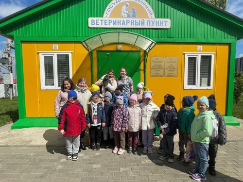 В Заинске дошколята сходили на экскурсию в ветеринарный пункт