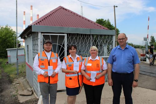 На железнодорожном переезде в Заинске прошли учения