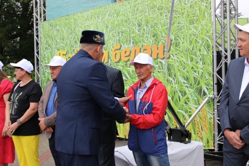 На Сабантуе в Заинске заинцы получили государственные награды