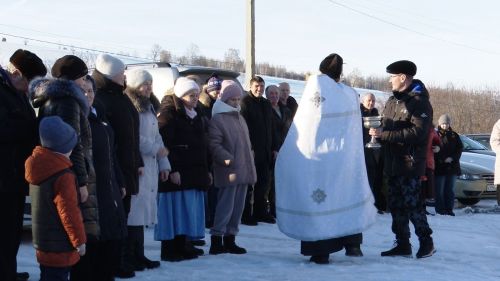 На храм Архангела Михаила в селе Большой Батрас установили еще четыре купола