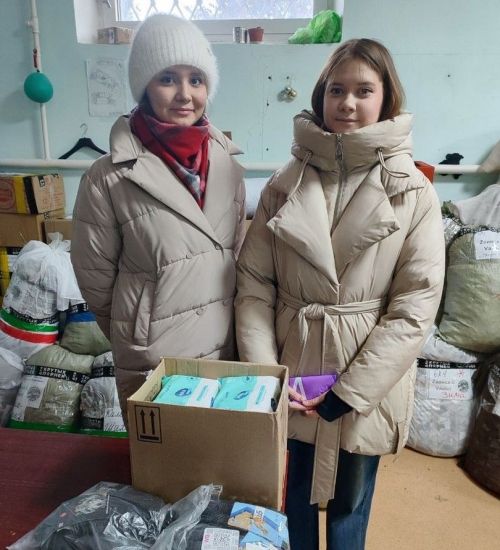 Зәйдән «Газель» машинасында хәрбиләргә чираттагы гуманитар ярдәм илтелде
