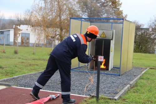 На Заинской ГРЭС проверили готовность добровольных пожарных дружин