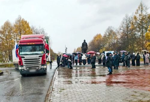 Заинск отправил 63-ю партию гуманитарной помощи участникам СВО