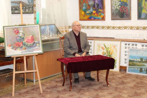 Мастер и его ученики: в Заинском музее открылась выставка Мадияра Хазиева