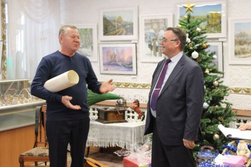 Зәй музеенда акварелист Владимир Кондратенко күргәзмәсе ачылды