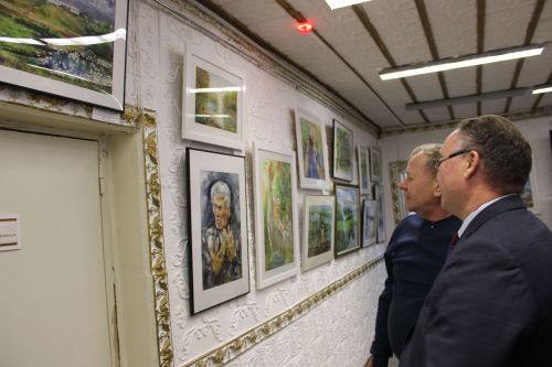 Зәй музеенда акварелист Владимир Кондратенко күргәзмәсе ачылды