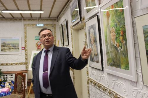 Зәй музеенда акварелист Владимир Кондратенко күргәзмәсе ачылды