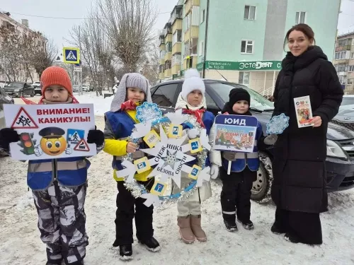 «Кояшкай» балалар бакчасында «Иминлек кар бөртеге» акциясе узды