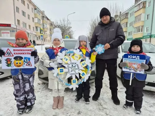 «Кояшкай» балалар бакчасында «Иминлек кар бөртеге» акциясе узды