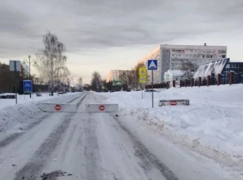 В Заинске временно перекрыли улицу Ефимова на период праздников