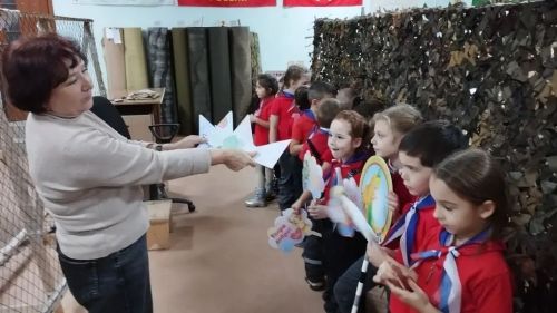 Детский сад Алтынчеч поддержал военнослужащих в неделю добрых дел
