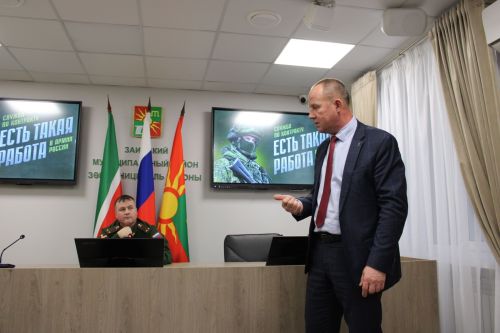 В Заинске рассказали о службе в войсках беспилотных систем