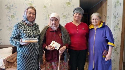 В Заинске труженикам тыла вручили памятные медали «80 лет Великой Победы»