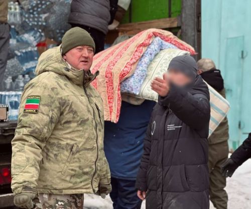 Зәй районы махсус хәрби операция зонасына һәрьяклап ярдәм күрсәтүен дәвам итә