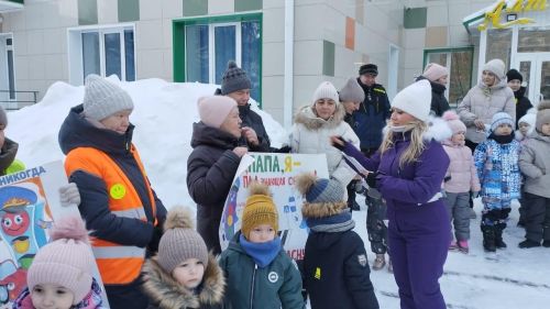 «Родительский патруль» в детском саду «Алтынчеч»: безопасность детей на дорогах в приоритете