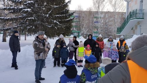 «Родительский патруль» в детском саду «Алтынчеч»: безопасность детей на дорогах в приоритете