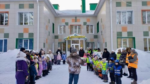 «Родительский патруль» в детском саду «Алтынчеч»: безопасность детей на дорогах в приоритете