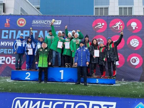 Зәй муниципаль хезмәткәрләре - Спартакиада җиңүчеләре